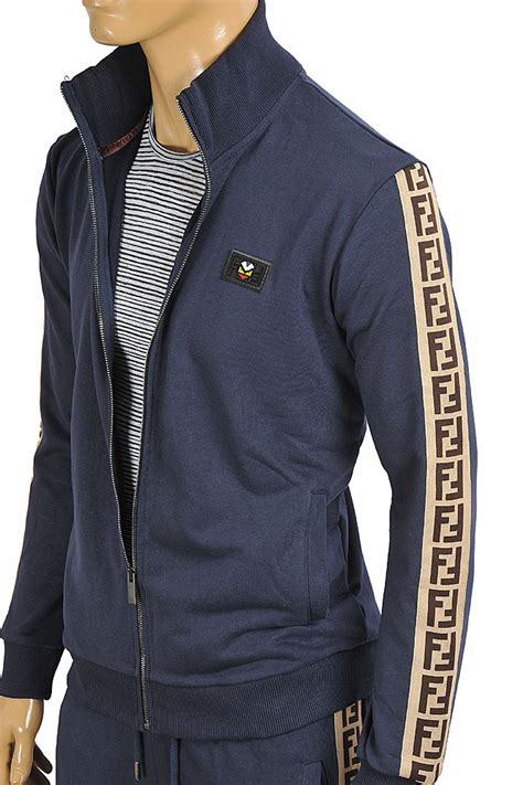 fendi hoodie mens cheap|men's fendi tracksuit.